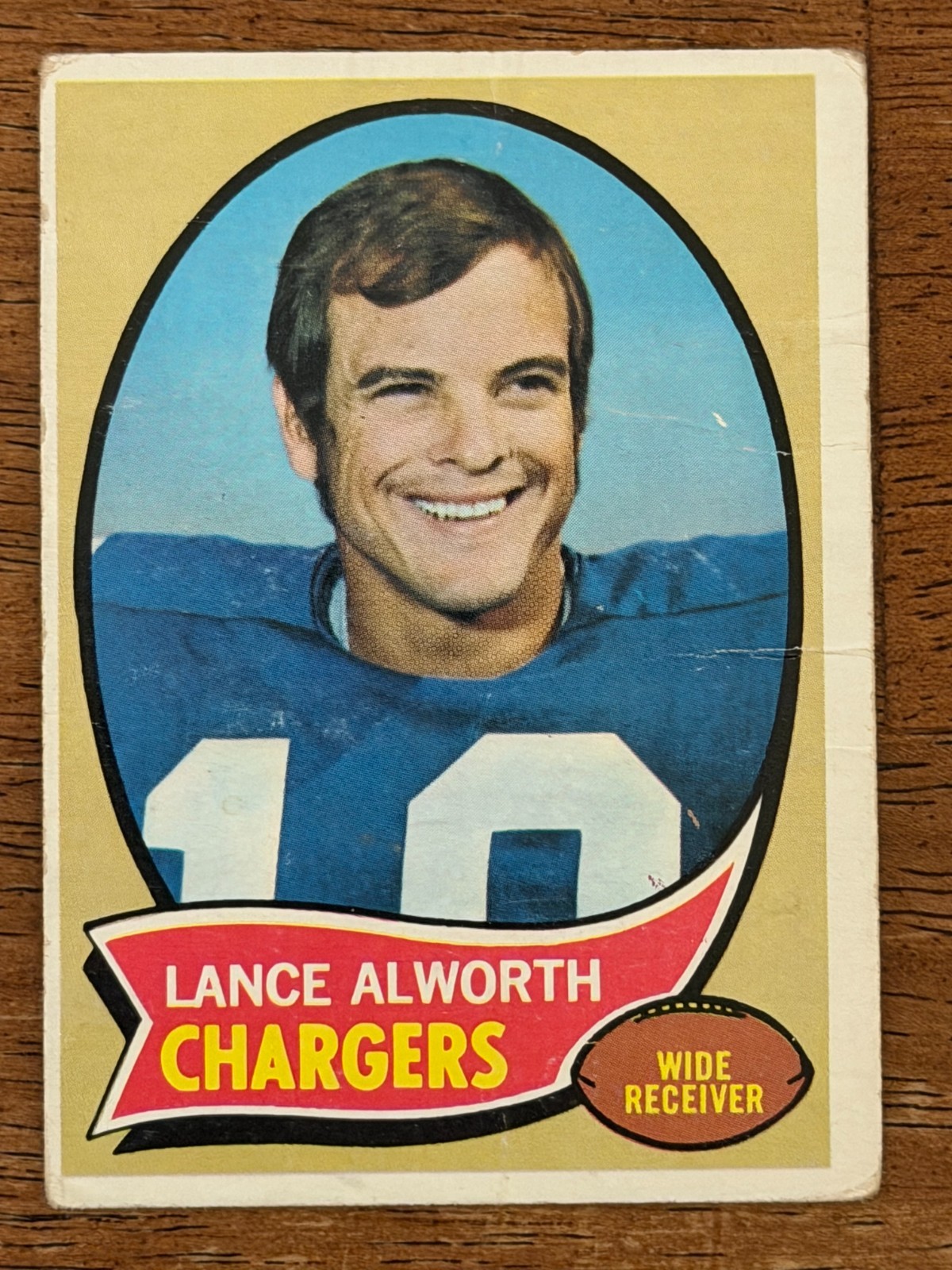 1970 Topps Lance Alworth #240 (FAIR) (See description)