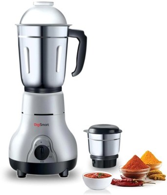 DIGISMART 2 GLÄSER 600 W Mixer Mahlwerk (KITCHEN MATE | 2 Gläser | SCHWARZ UN...