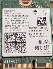 Intel 282726 Nt Be200.ngwg.nv Intel Wi-fi 7 Be200 2230 2x2 Be bt No Vpro Retail
