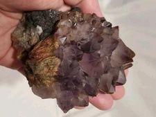 Beautiful Purple Amethyst Crystal Points Cluster Canadian Thunder Bay