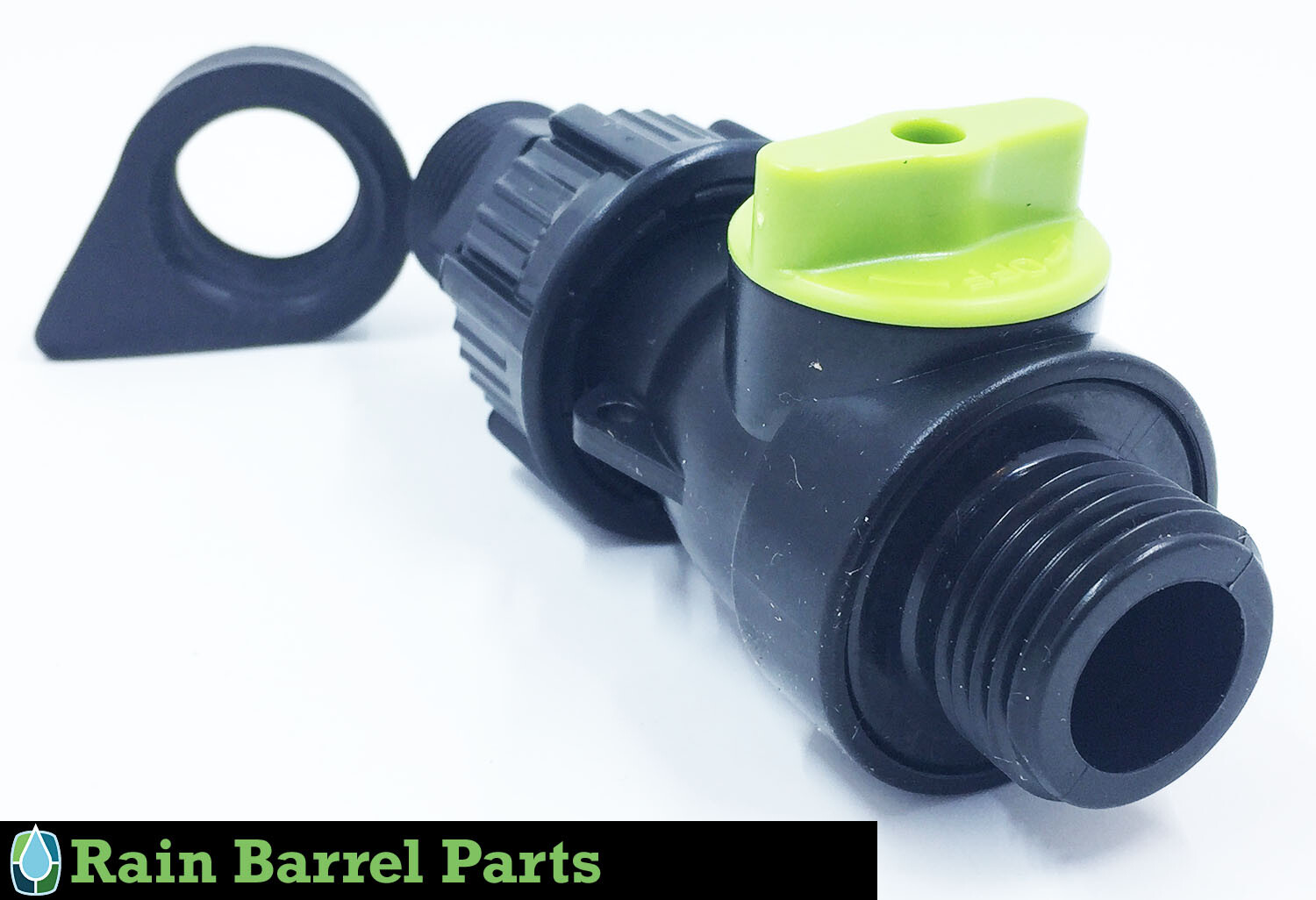 Rain Barrel Shut Off Fits Standard Garden Hose Installs From Outside Barrel eBay