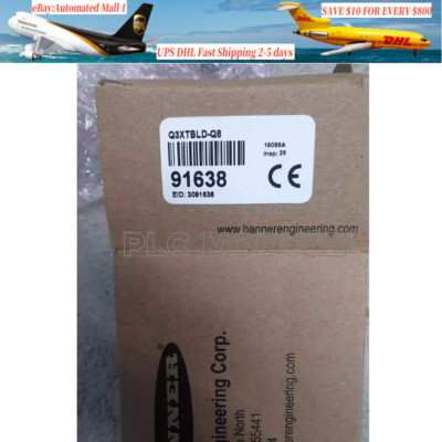 New Original BANNER Q3XTBLD-Q8 91638 Laser Contrast Sensor