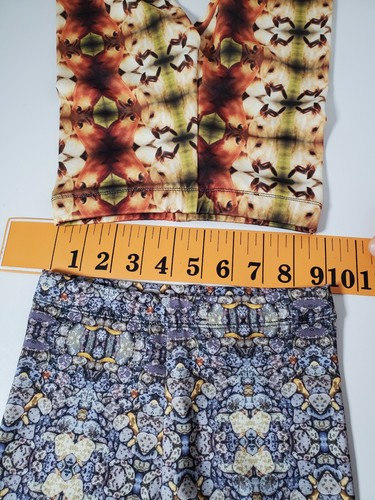 2 New Olivia Luna Young Kiddo Stretchy Leggings approx 17.5" x 9" Custom design - Picture 6 of 8