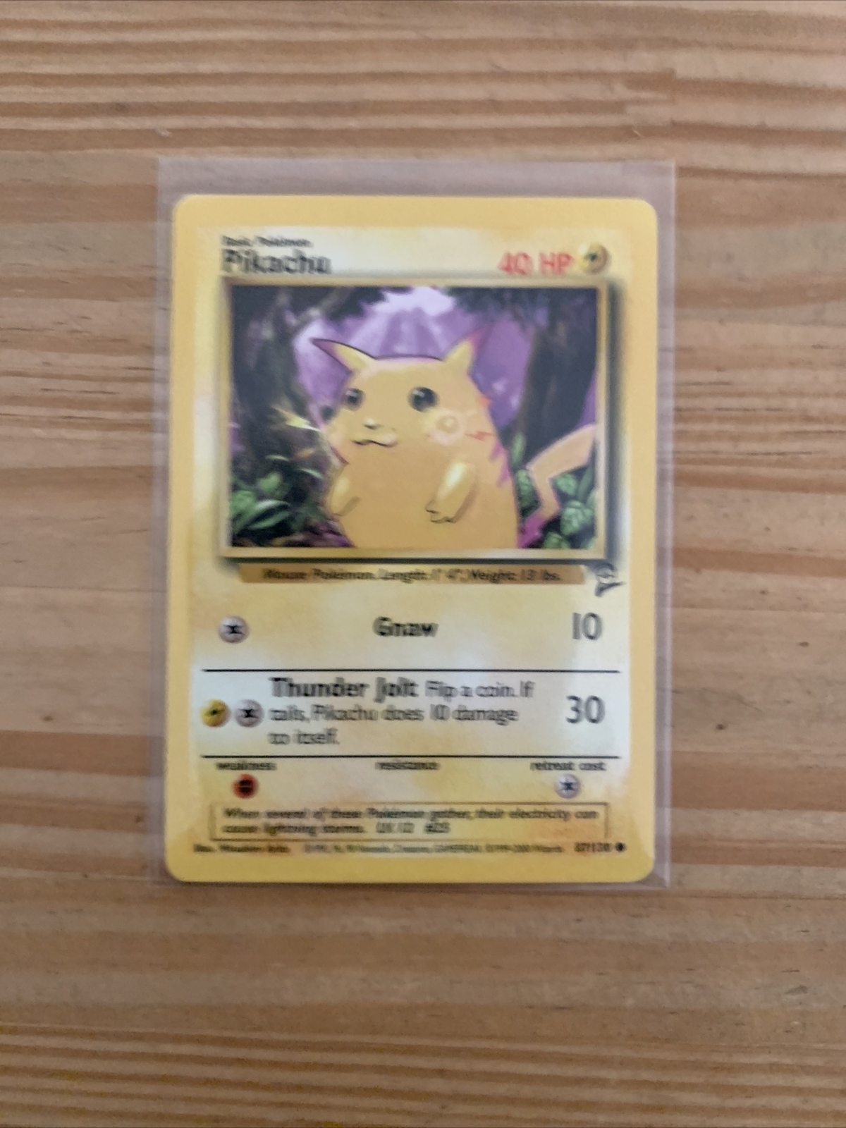 Pokemon Pikachu 87/130 Base Set 2 NM/ M