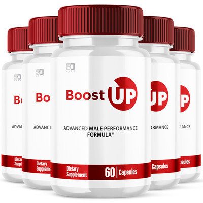 (5 Pack) Boost Up Men Pills, Maximize Energy, Vitality & Stamina 300 Capsules