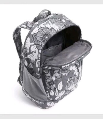 Vera Bradley Lighten Up Adventure Travel Backpack Moon Shadow