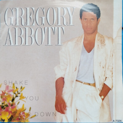 Gregory Abbott - Shake You Down - 80er Soul Pop - 7'' Vinyl Single 1986
