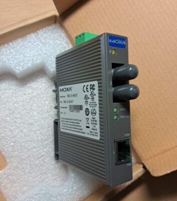 MOXA IMC-21-M-ST Ethernet auf Glasfaser - Medienkonverter ST Port