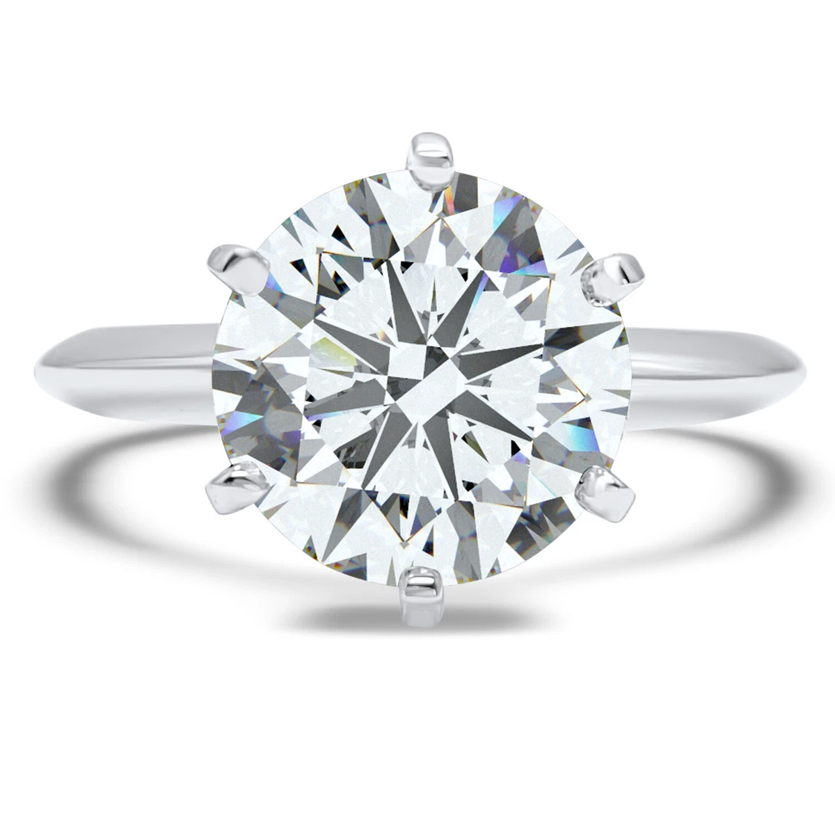 3 carat white gold engagement ring deals