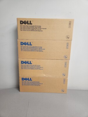 DELL 5110 High Yield Laser Toner Cartridge Set Black Cyan Yellow Magenta