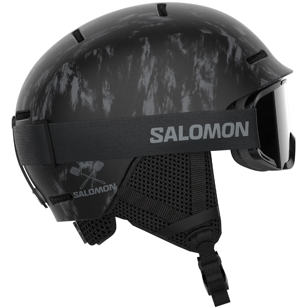 Salomon Player Kids Ski Helmet Winter Sport Set Goggles | eBay