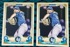 CHANCE ADAMS 2019 Topps Gypsy Queen Logo Swap Variation SP #141 2-CARD LOT MINT+