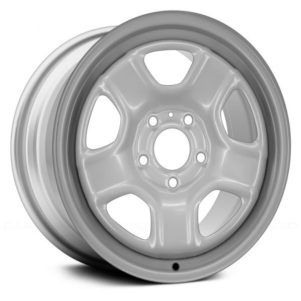 Wheel For 2007-2017 Jeep Patriot 16x6.5 Steel 5 Spoke 5-114.3mm Painted Silver