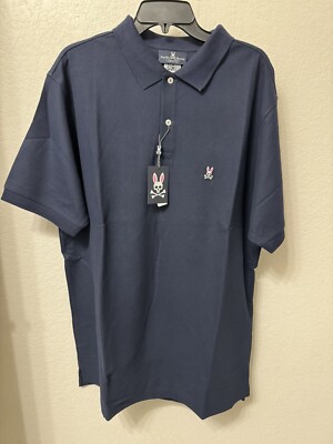 Psycho Bunny Men's BT Classic Polo S/S Sz 5XLT B9K001ARPC