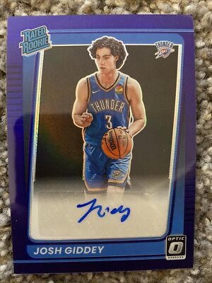 donruss optic JOSH GIDDEY Auto 【公式通販】