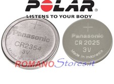 BATTERIA PANASONIC CR2354 + CR2025 3V LITHIUM POLAR CS 400 500 600