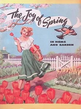 Vintage The Joy of Spring in Home and Garden Associated Bulb Grower booklet 