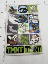 STICKER SHEET: Teenage Mutant Ninja Turtles TMNT Leo Mikey Don Raph Splinter