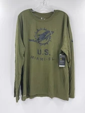 MIAMI DOLPHINS TEAM ISSUED GREEN S.T.S LONG SLEEVE BRAND NEW W/ TAGS