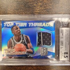 Anfernee Hardaway 2014-15 Spectra Top Tier Threads  20/25  BGS 8.5