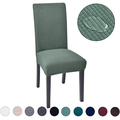4/6 Pieces Restaurant Chair Covers Elastic Corn Kernel Decorative Protectors