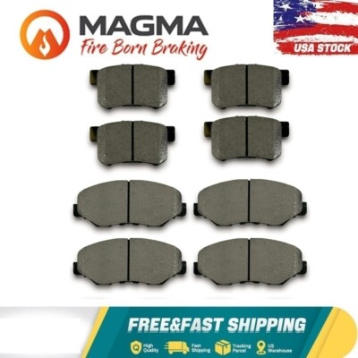 Rear Ceramic Disc Brake Pads for 2005 2006 2007 2008 2009 2010 2011 Ford Mustang