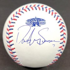 Dansby Swanson signed 2022 All-Star Game Baseball autograph (B) Beckett BAS Holo