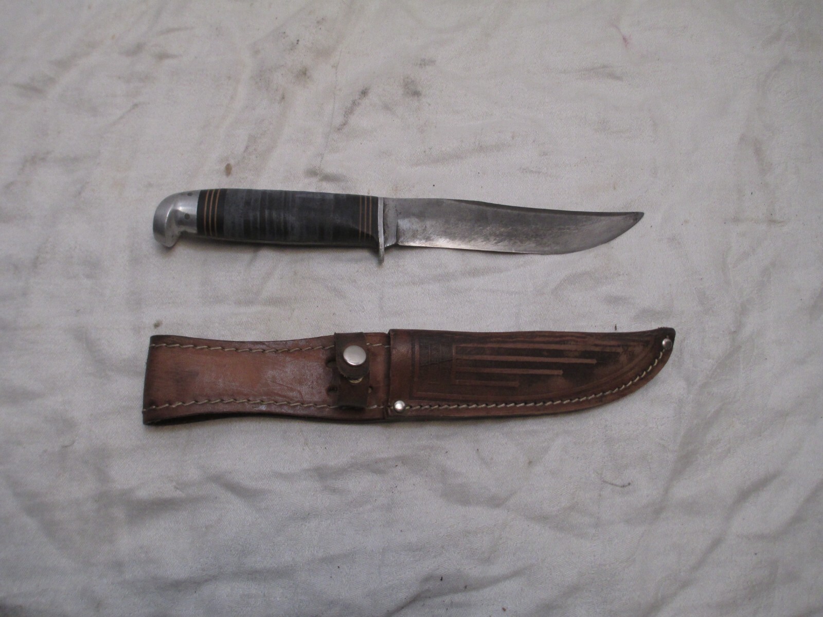 WESTERN FIELD KNIFE w/ SHEATH Patent No. 1967479 VINTAGE eBay