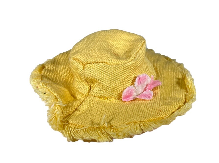 Bratz Doll Hat Spring Blitz Fashion Yellow Sun Hat Flower Clothes Accessories