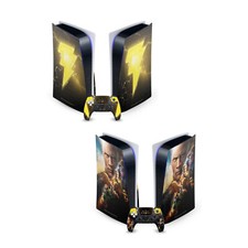 OFFICIAL BLACK ADAM GRAPHIC ART VINYL SKIN FOR SONY PS5 DISC EDITION BUNDLE