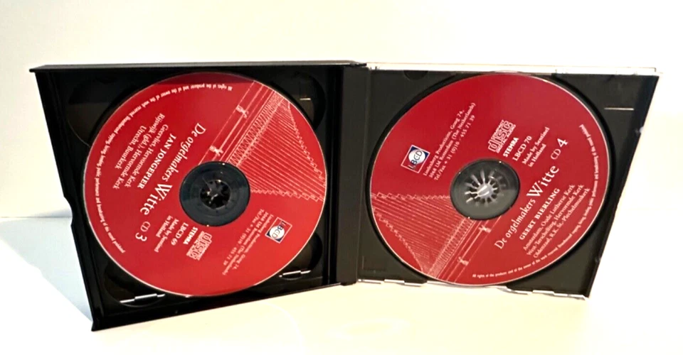 De Orgelmakers Witte 4 CD Box Set Dutch Organ Builders Estate Fresh Prominent - Image 3 of 4
