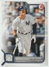 2022 Bowman #2 Aaron Judge Baseball Card New York Yankees