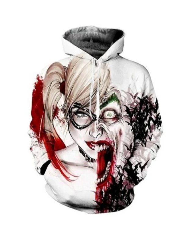 3d hoodie, Joker Love Art Hoodie, shirt US