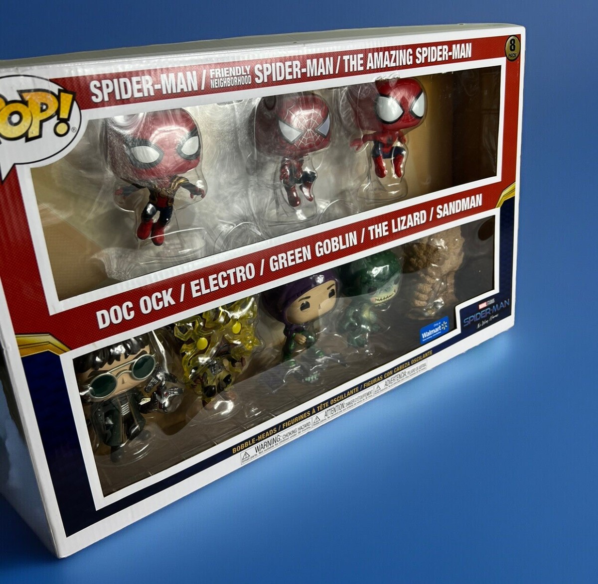 【開封品】　8パック　funko POP スパイダーマン Funko Pop! Exclusive 8-pack: Spider-Man: No Way Home