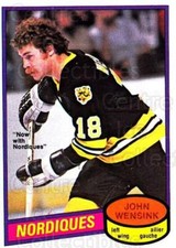 1980-81 O-Pee-Chee #390 John Wensink