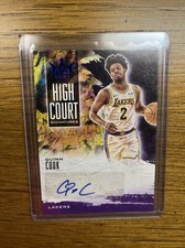 2019-20 Panini Court Kings High Signatures Sapphire /25 Quinn Cook #HC-QCO Auto