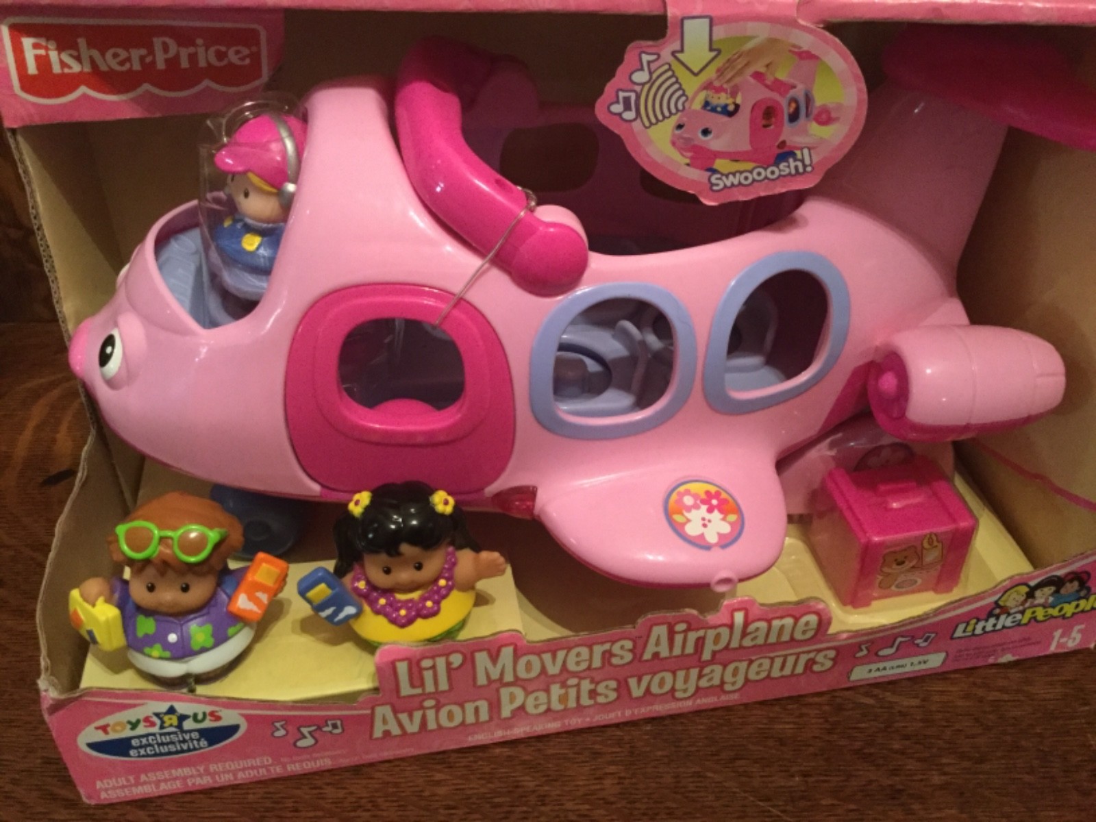fisher price airplane pink