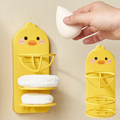 Puffs Rack Makeup Puff Rack Wall Mounted Adorable Appearance Plastic Makeup Eggs ...