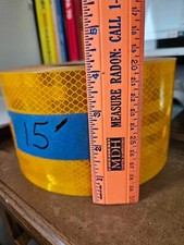 3M Conspicuity Reflective Tape Yellow 4 in. x 15 feet. 983-21ES series