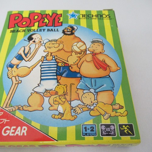 POPEYE Beach Volley Ball w/ Box and Manual [Sega Game Gear JP ver.] eBay