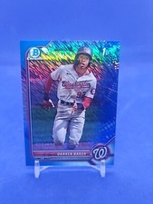 2022 Bowman Chrome🔥Darren Baker🔥1st Blue Shimmer /150