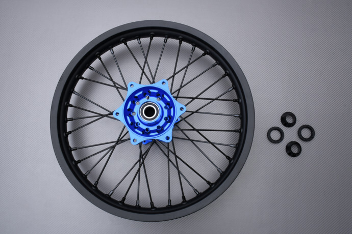 Jante arrière bleue premium 2,15"x19" pour KTM SXF 350 finition usine