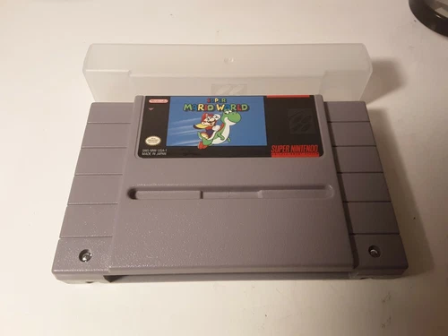 Vtg Super Nintendo Super Mario World Authentic
