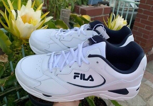FILA Mens Tri Runner Athletic Shoes Running Sport SNEAKERS White