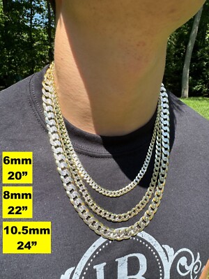 Cadena Plata Ley .925 Cubana Diamantada Plata 100% | Cuotas Sin Interés - Foto 3