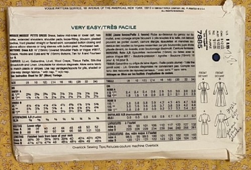 Buyer Choice: VOGUE Sz 8-18  $5.95 to $9.95 CUT CASUAL/DESIGNER Patterns - Picture 30 of 72