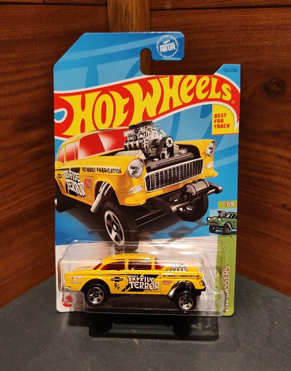 NEW 2023 HOT WHEELS® TRI FIVE '55 CHEVY BEL AIR® GASSER HW GASSERS