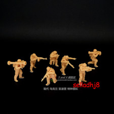 Unpainted 1/72 Modern Ukrainian Special Forces 7 Soldier Display Accessory