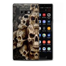 Skins Decal Wrap for Samsung Note 9 - Wicked Skulls Tattooed