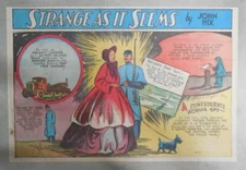 Strange As It Seems: Confederate Woman Spy by Hix from ?/1943